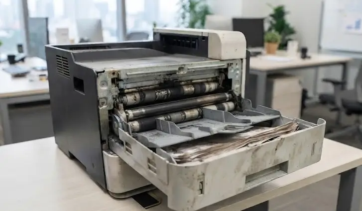 Drucker Verschmutzung Drucker Verschmutzung