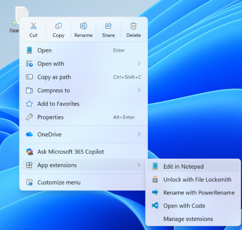 Windows 11 neues Kontextmenue freischalten Windows 11 neues Kontextmenü freischalten