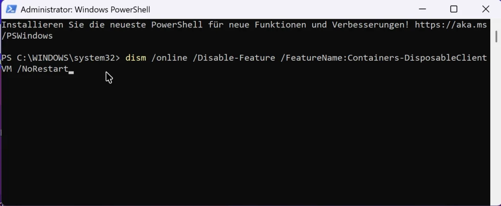 Windows Sandbox Fehler 0x80370106 beheben Windows Sandbox Fehler 0x80370106 beheben