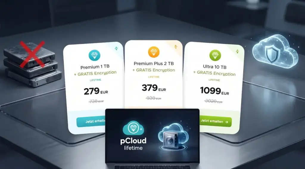 pCloud Rabatt Tag der Deutschen Einheit 2026, bis zu 60 % auf Lifetime-Speicher pCloud senkt zum Tag der Deutschen Einheit