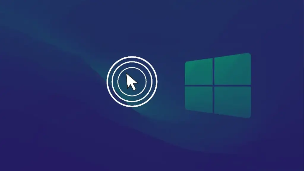 Windows 11 Mauszeiger finden, mit dem neuen Mauszeiger-Indikator Windows 11 Mauszeige