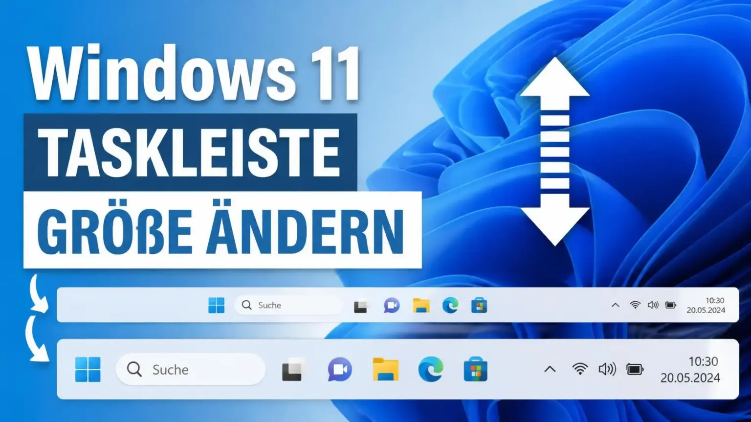 Windows 11 Taskleiste Größe ändern – jetzt offiziell ohne Registry Windows 11 Taskleiste Größe ändern