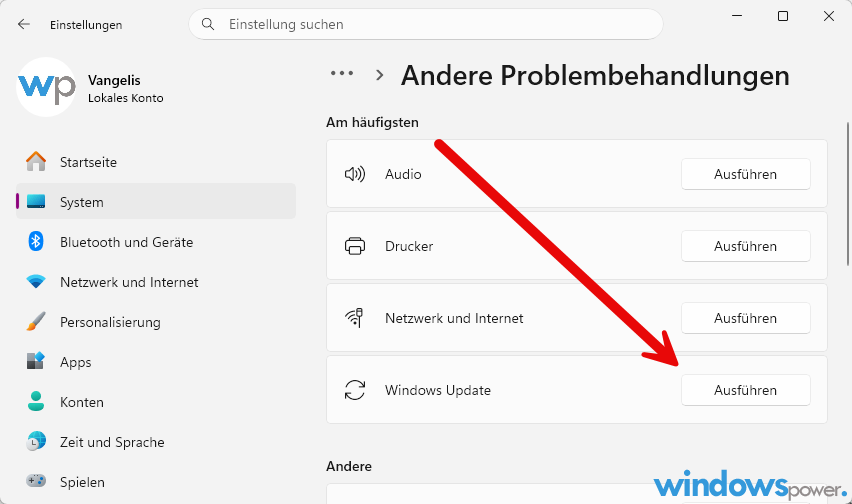 windows update problembehandlung ausfuehren Windows Update Problembehandlung ausführen