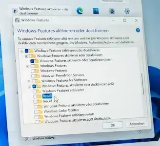 Datenschutz Windows 11 Recall in den Windows Features deaktivieren Datenschutz Windows 11 Recall in den Windows Features deaktivieren