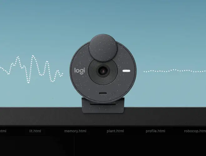 Logitech Brio 300 als guenstige Webcam Windows 11 am Monitor Logitech Brio 300 als günstige Webcam Windows 11 am Monitor