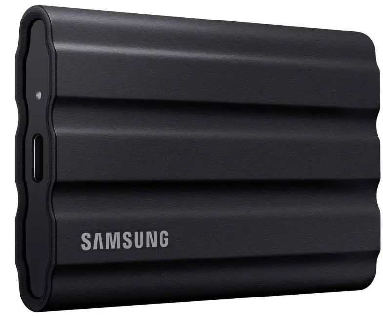 Samsung T7 Shield als robuste externe SSD fuer Windows 11 Samsung T7 Shield als robuste externe SSD für Windows 11