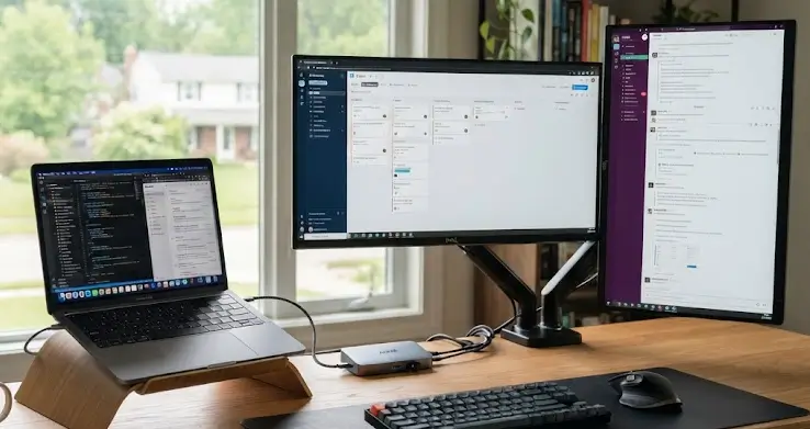 USB C Dockingstation im Homeoffice USB-C Dockingstation im Homeoffice