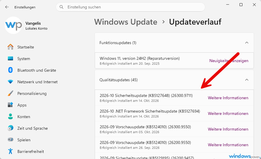 Windows 11 Spiele ruckeln beheben Windows Update in den Einstellungen mit KB5127648 Windows 11 Spiele ruckeln beheben Windows Update in den Einstellungen mit KB5127648