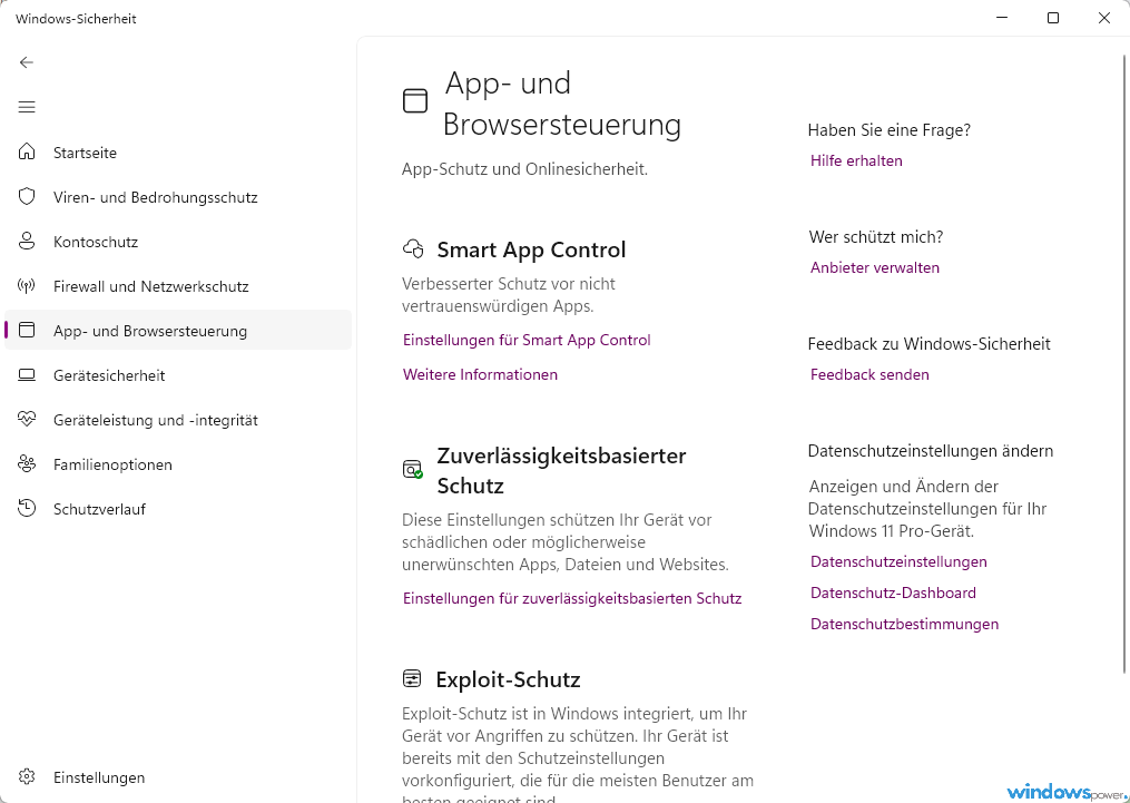Windows Sicherheit Windows Sicherheit
