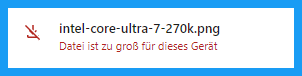 chrome Datei ist zu gross fuer dieses Geraet chrome Datei ist zu groß für dieses Gerät