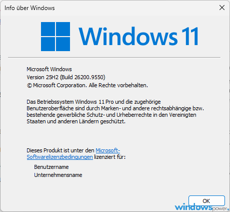 Windows 11 24H2 oder 25H2